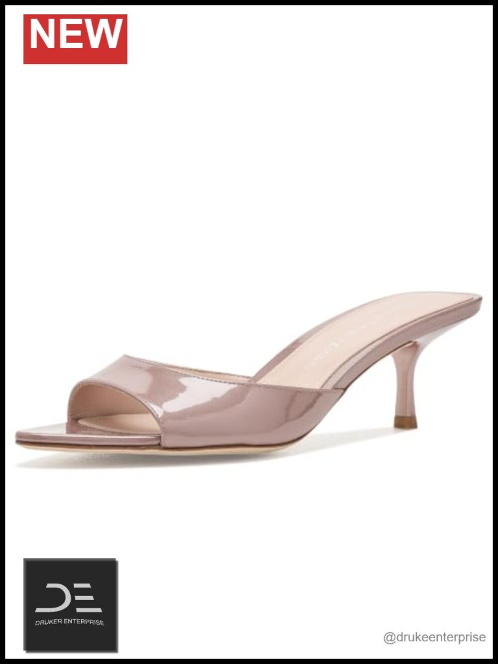 Stuart Weitzman Leather Mule Heels Stiletto Slip On Pointed Toe Sandals